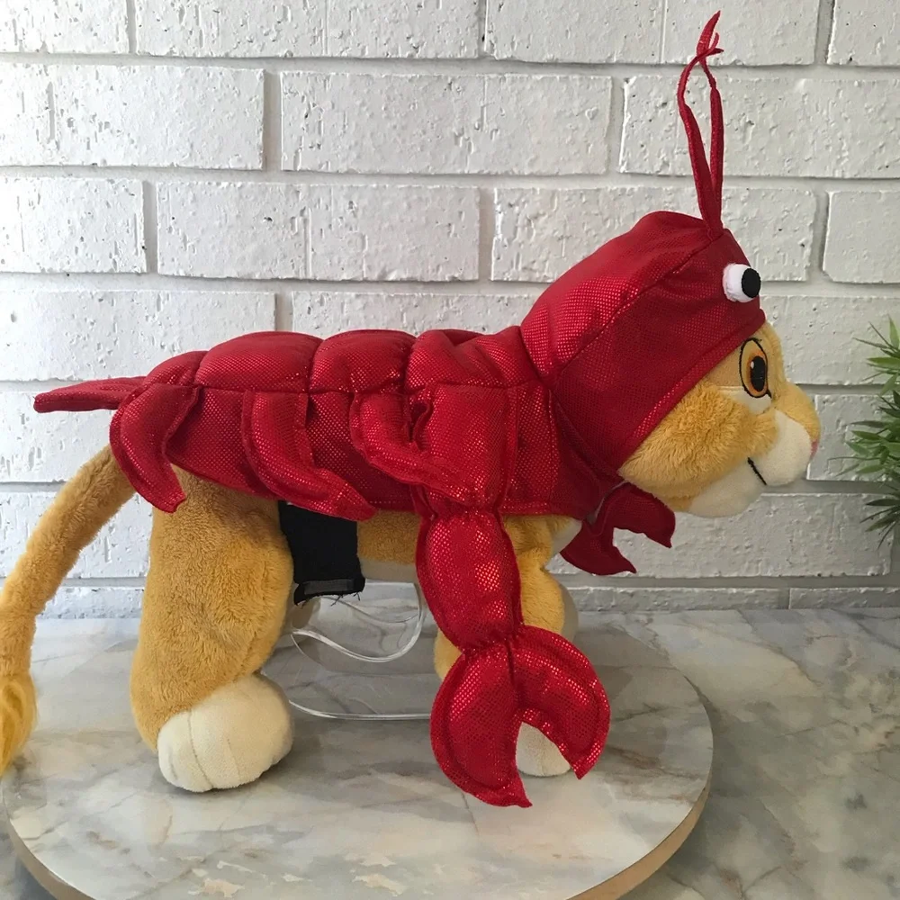 Red Lobster Dog Costume Size XS